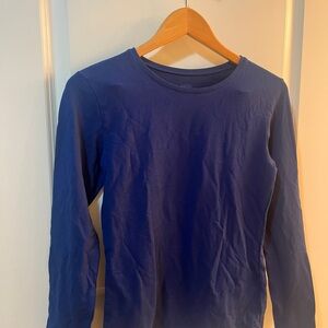 Uniqlo Blue Heattech Long Sleeve